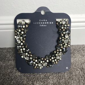 Zara Bejeweled Necklace